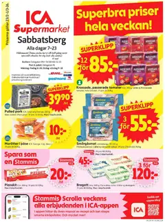 Förhandsgranska reklamblad Stockholm från butik ICA Supermarket gäller från 23/02/2026