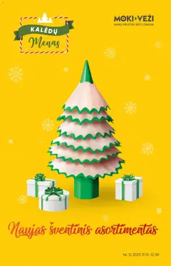MOKI VEŽI parduotuvės leidinio Leidinys - Naujas šventinis asortimentas galiojančio nuo 2025.11.13 peržiūra