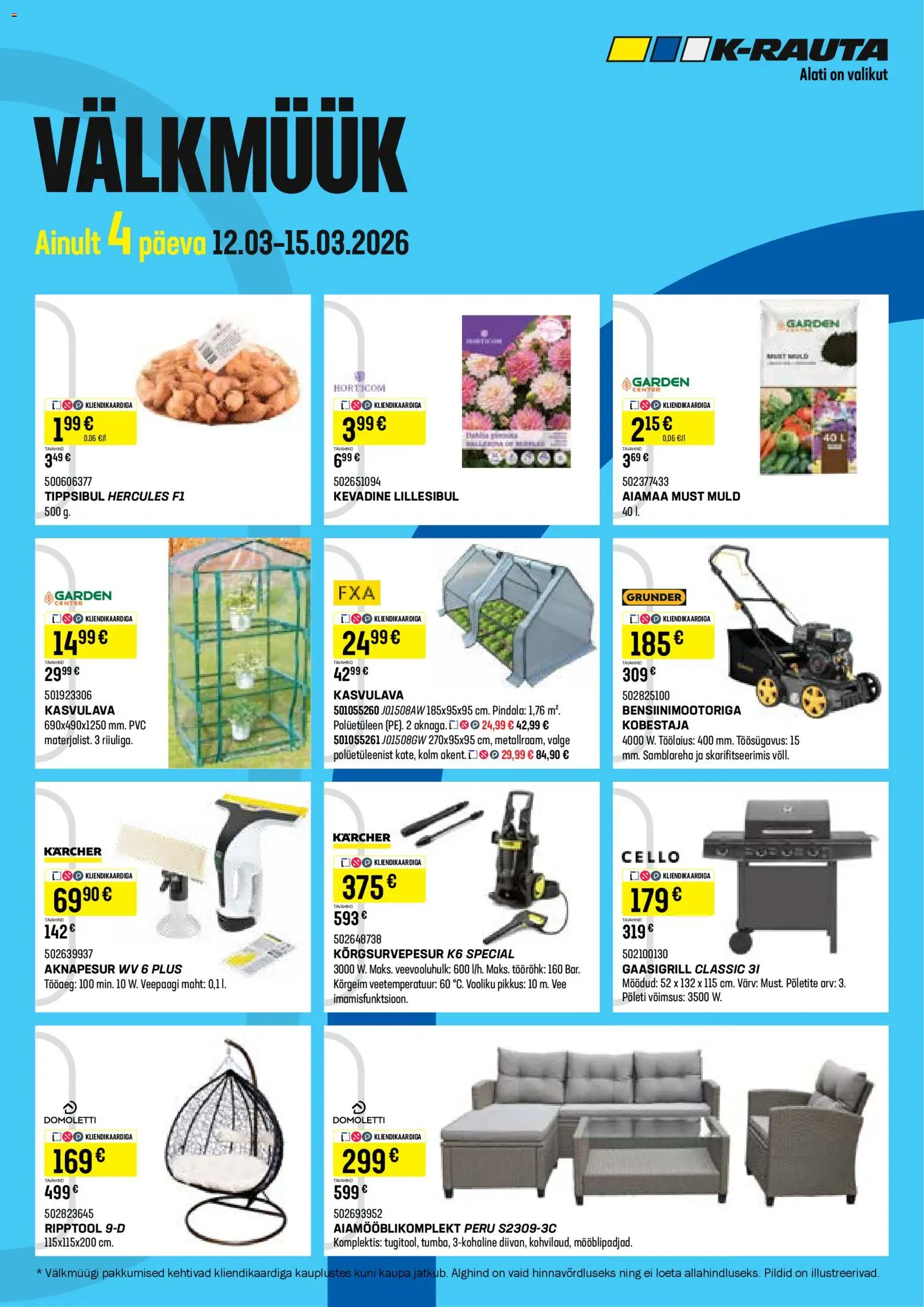 K-Rauta kliendilehe eelvaade alates 12.03.2026