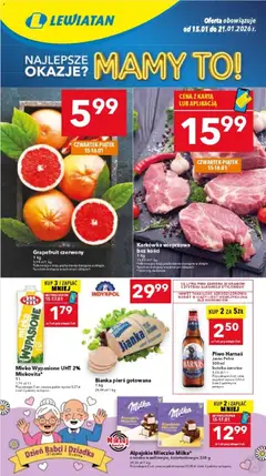 Pogląd gazetki "Warszawa" ze sklepu Lewiatan ważnej od 15.01.2026