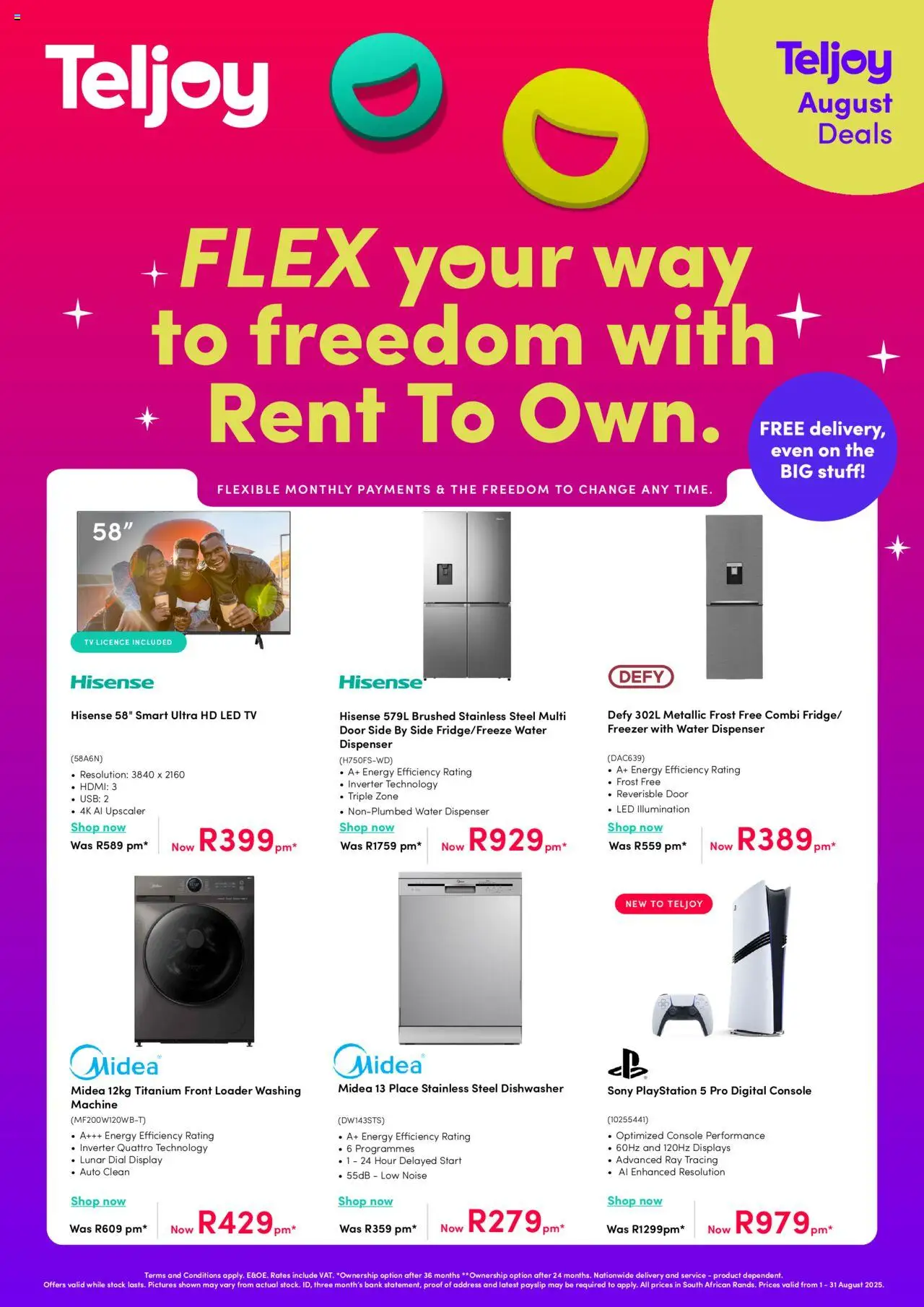 Teljoy Specials from 01/08 - 31/08/2025 > Promotions