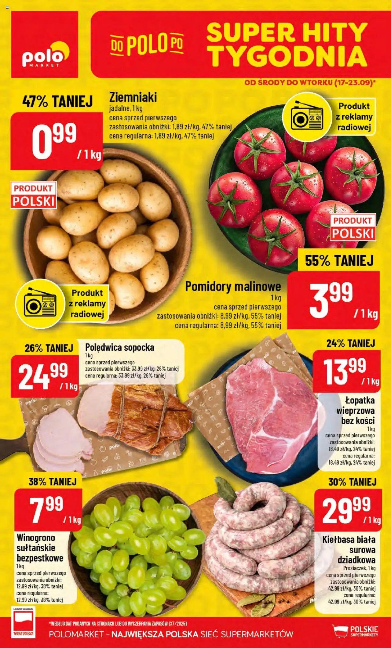 POLOmarket gazetka promocyjna (17.09.2025) - Nowa ulotka - Numer strony 1