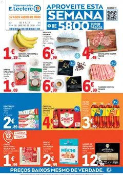 Pré-visualização do folheto da loja E.Leclerc válida a partir de 08/01/2026