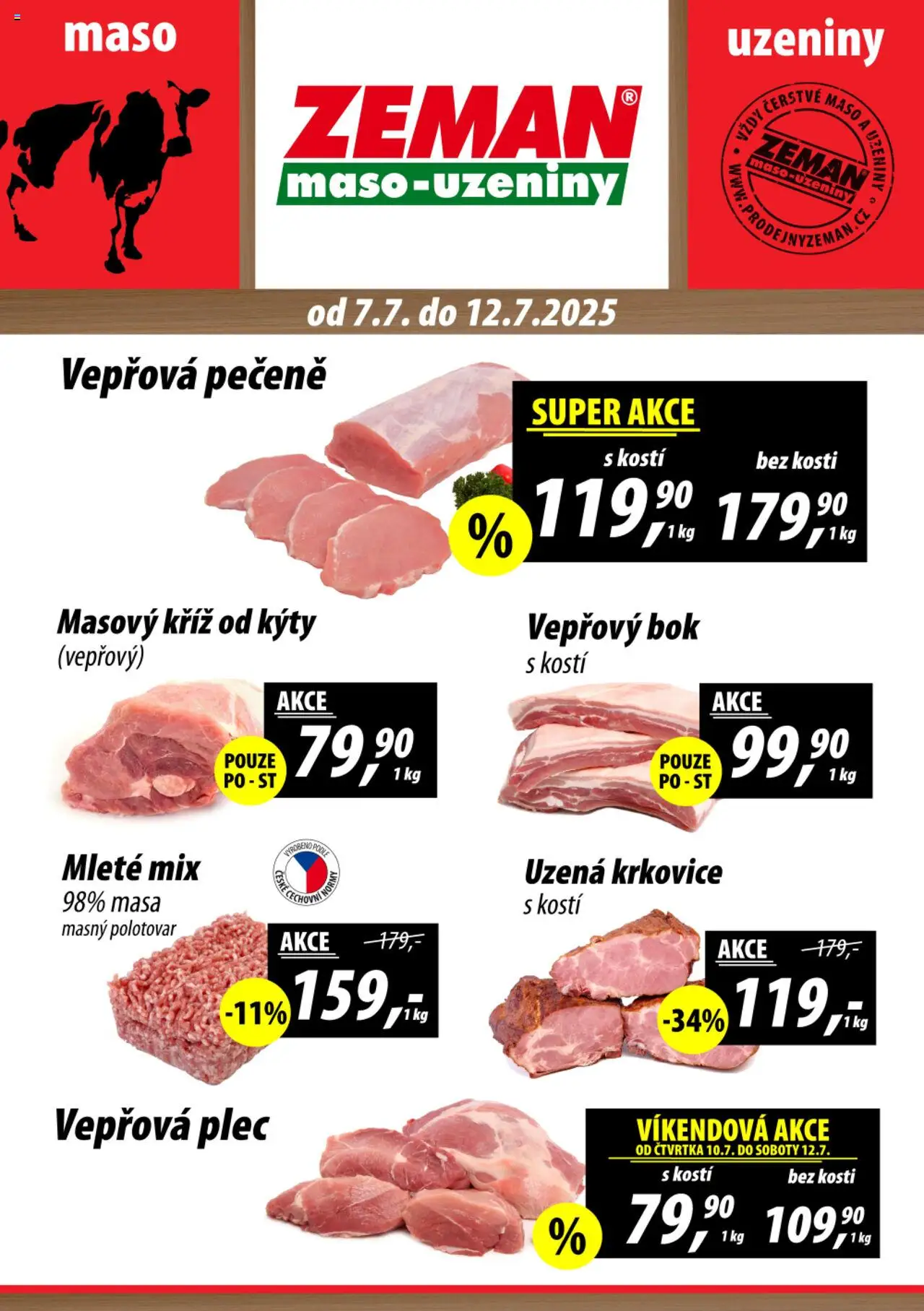  Prodejny Zeman Leták (07.07.2025 - 12.07.2025)