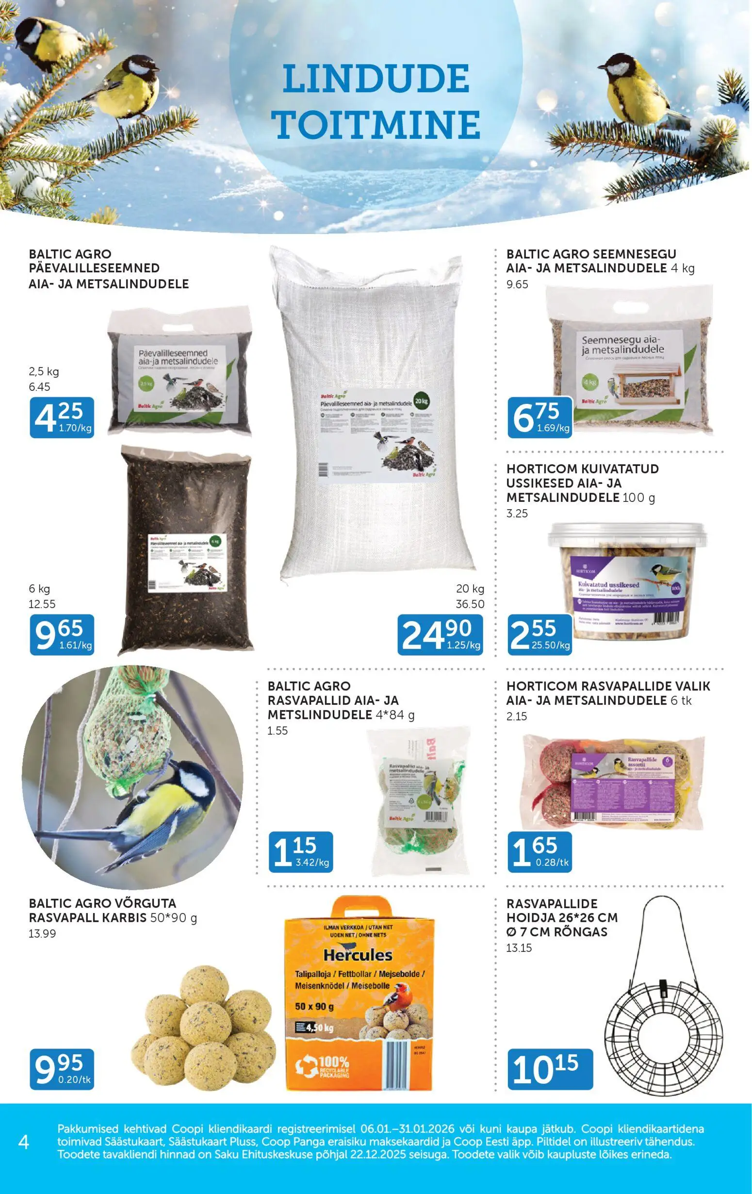 Coop kliendilehe eelvaade alates 2026.01.06