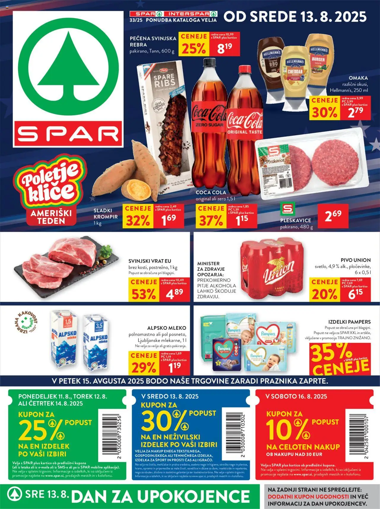 Spar Katalog 33/25 od 13.08.2025 > Aktualna ponudba - stran 1