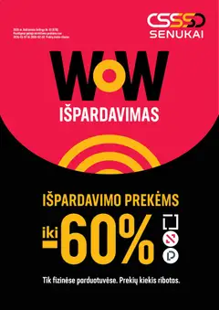 Senukai parduotuvės leidinio Leidinys galiojančio nuo 2026.01.07 peržiūra