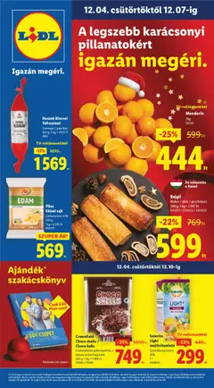 Lidl - Akciós újság Lidl megtekintése, amely érvényes 2025.12.04.-től