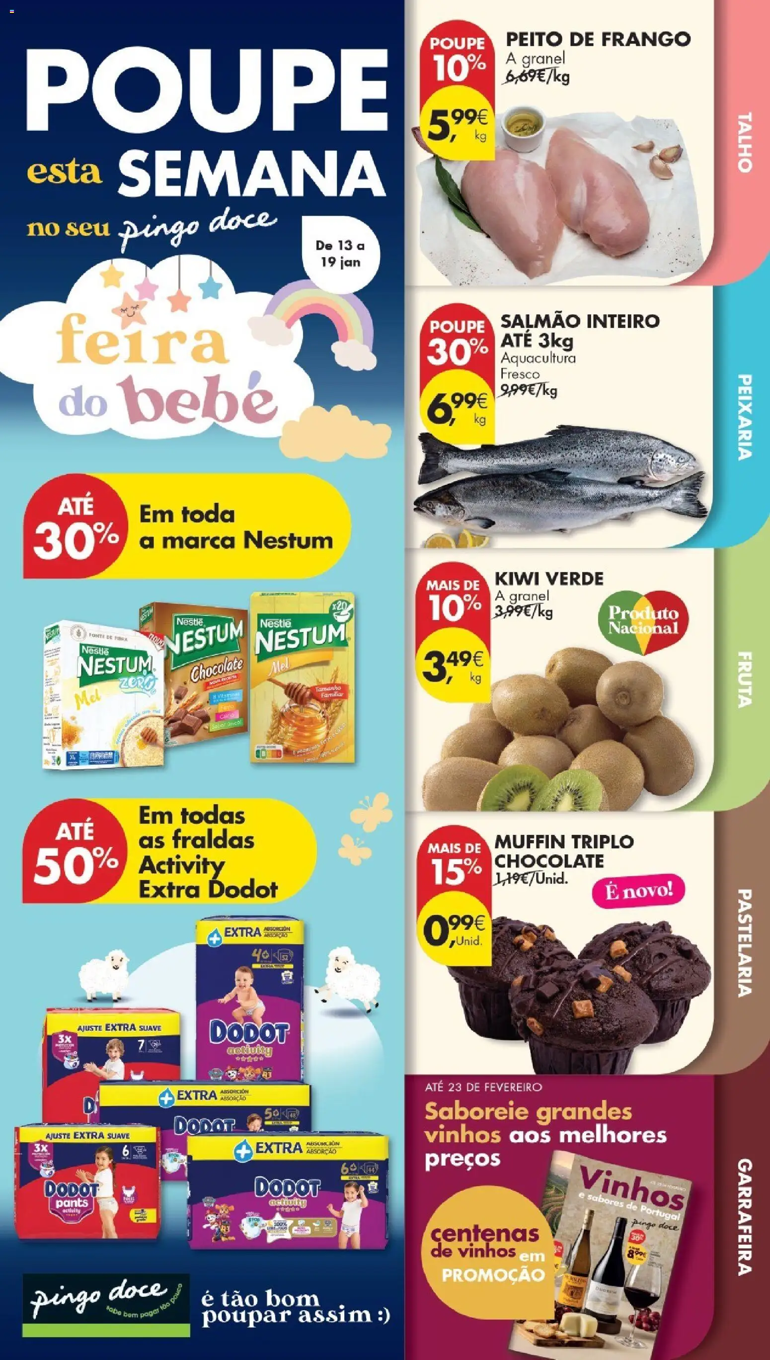 Pré-visualização do folheto da loja Pingo Doce válida a partir de 13/01/2026