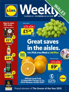 Preview of Lidl Lidl Weekly Wales valid from 24/07/2025