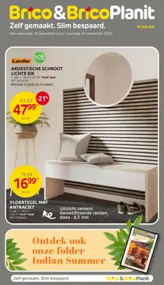 Voorbeeld van Folder van winkel Brico Plan-it geldig vanaf 10/09/2025