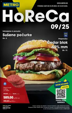 Pregled Metro kataloga - važi od 01.09.2025