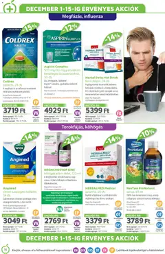 Alma Gyógyszertárak - Akciós újság Alma Gyógyszertárak megtekintése, amely érvényes 2025.12.01.-től | Oldal: 16