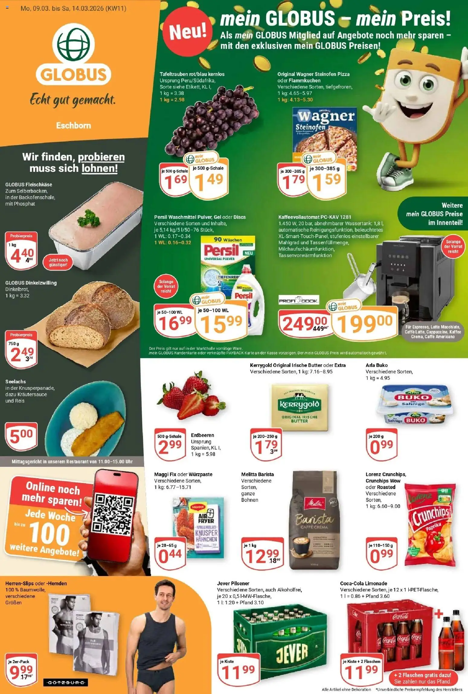 Vorschau von dem Prospekt des Geschäftes Globus, gültig ab dem 09.03.2026