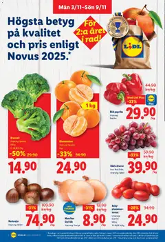 Förhandsgranska reklamblad Aktuella reklamblad Lidl från butik Lidl gäller från 03/11/2025 | Sida : 2