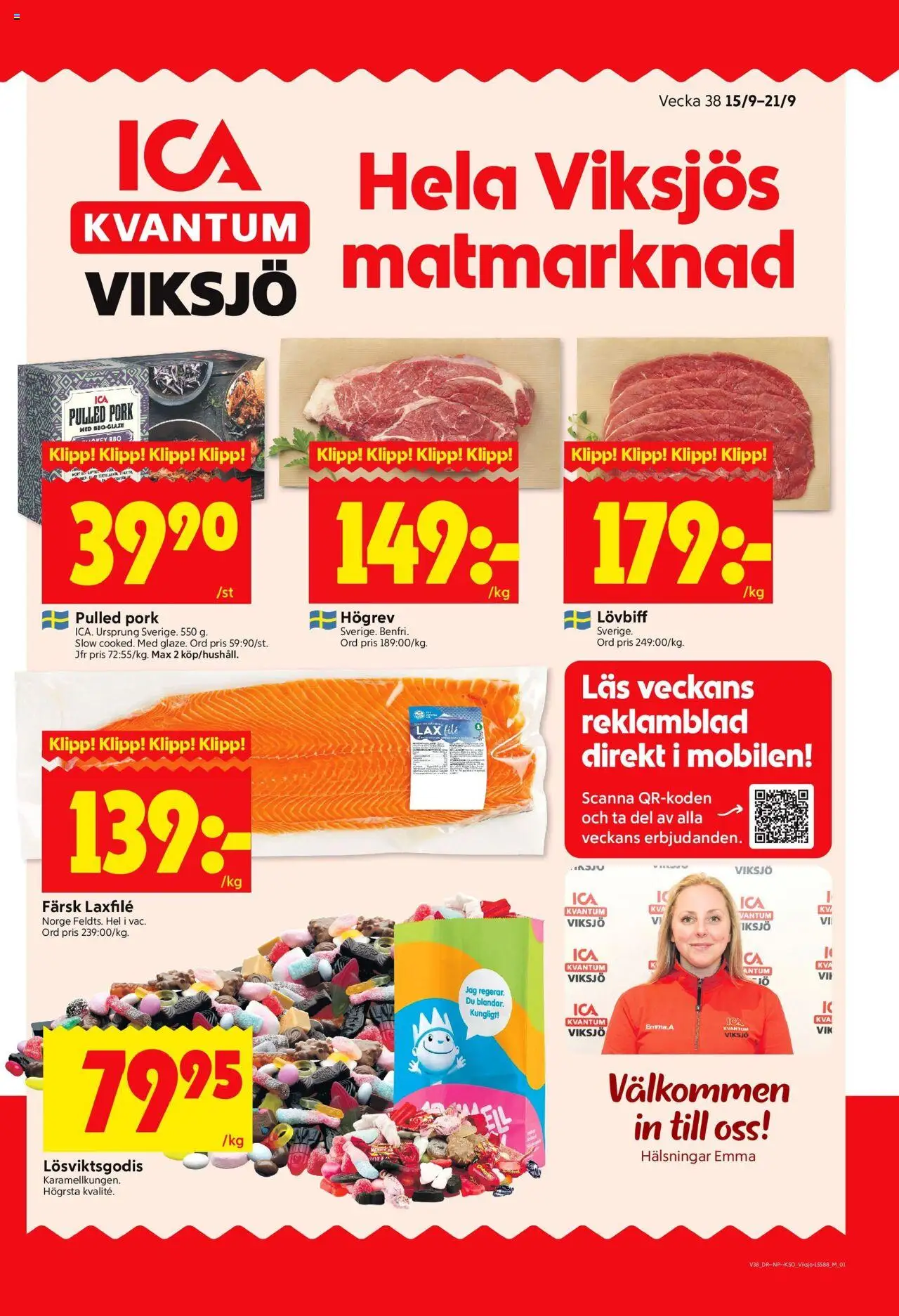Järfälla är giltig 15/09 2025 > Veckans Erbjudanden gäller från 15/09/2025 till 21/09/2025 sidnummer 1