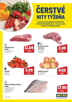 Náhľad Metro letáku platného od 13.04.2026