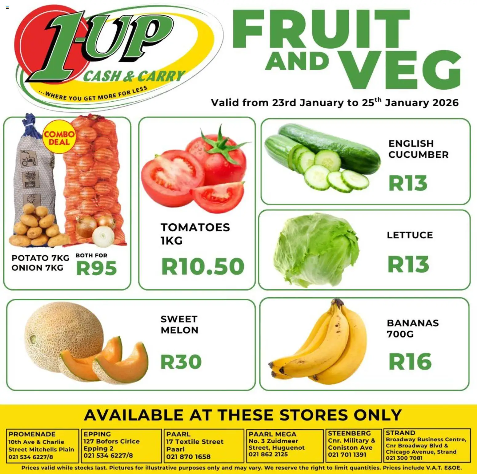 Preview of 1UP Cash & Carry flyer valid from 23/01/2026