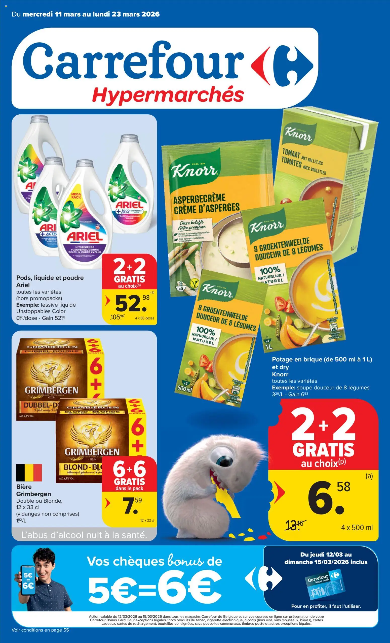 Voorbeeld van Carrefour Folder de la semaine 11 van winkel Carrefour geldig vanaf 11/03/2026