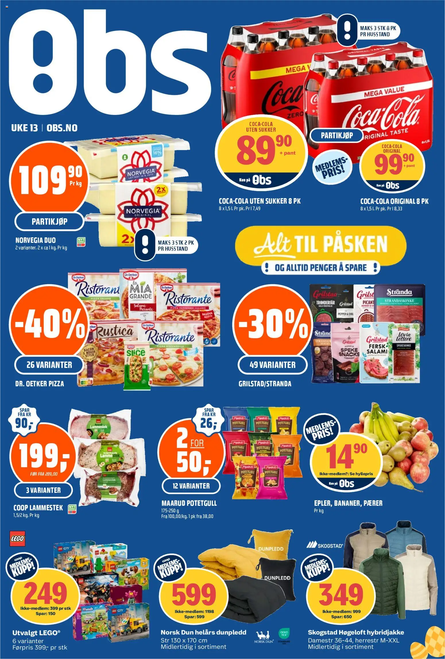 Forhåndsvis Coop Obs kundeavis fra butikk Coop Obs gyldig fra 23/03/2026