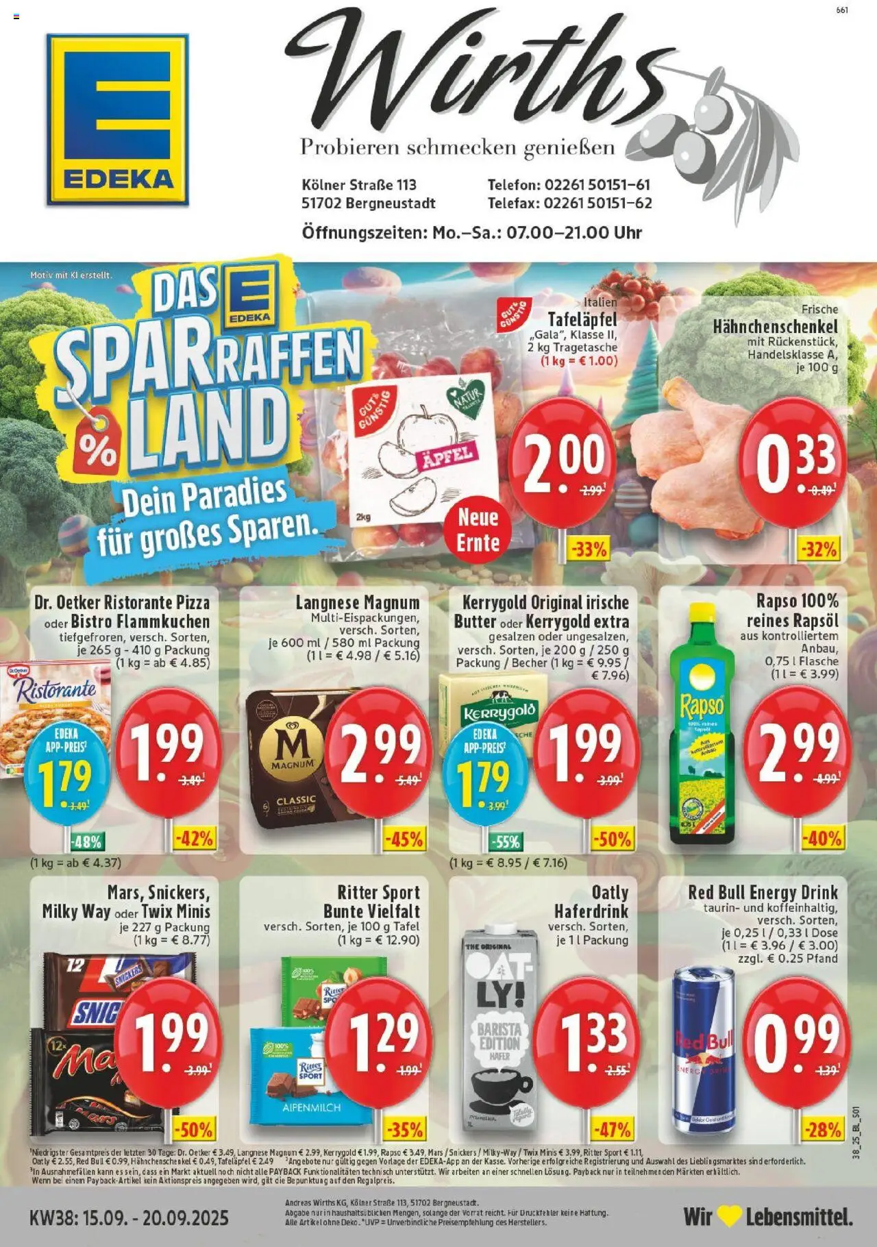 EDEKA Prospekt ab 14.09.2025 - Prospekt Bergneustadt Online