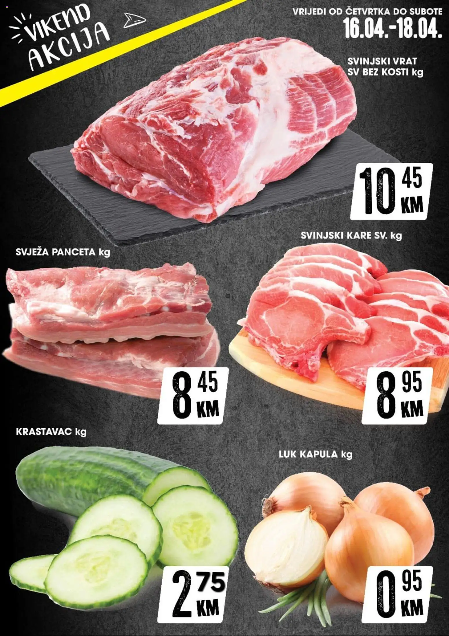 Pregled letka Prodex vikend akcija trgovine Prodex vrijedi od 16.04.2026