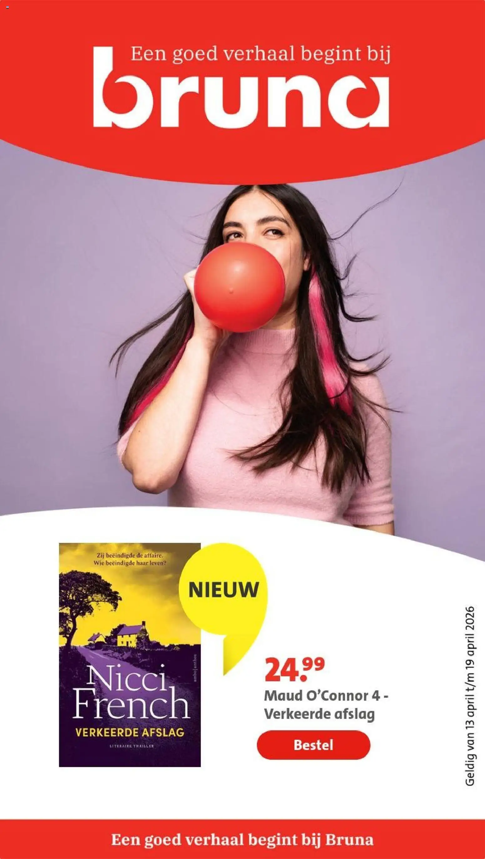 Voorbeeld van Bruna folder van winkel Bruna geldig vanaf 13-04-2026