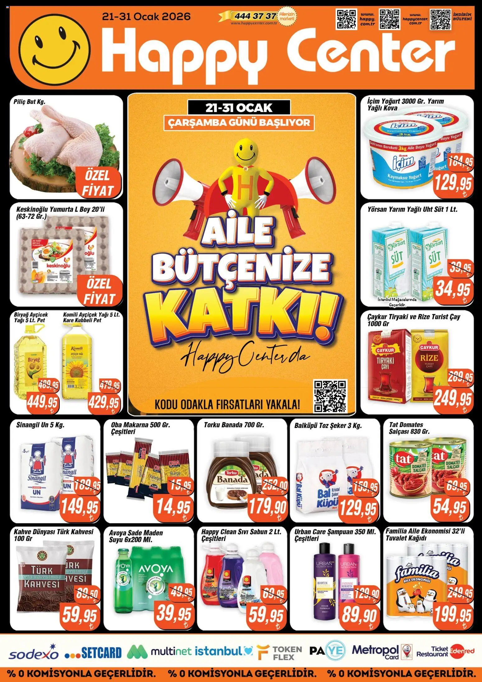 Happy Center Katalog 21.01.2026 - Broşürünün önizlemesi