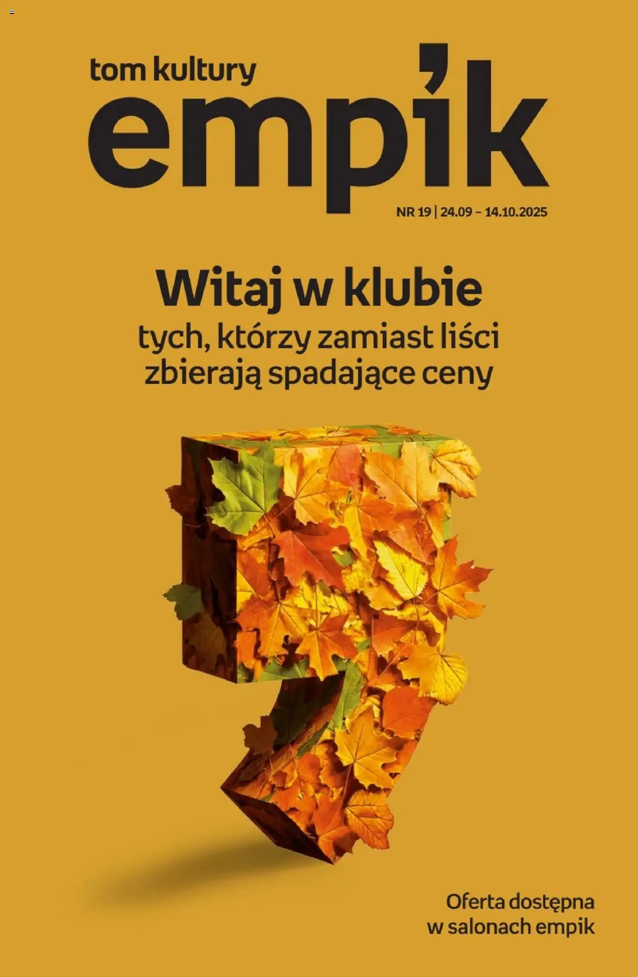Empik Promocje od 24.09.2025 - Nowa Gazetka - Numer strony 1