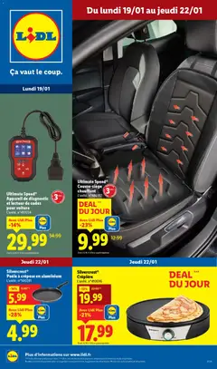 Prévisualisation de Catalogue les bonnes affaires de la semaine du magasin LIDL formulaire valide 19/01/2026