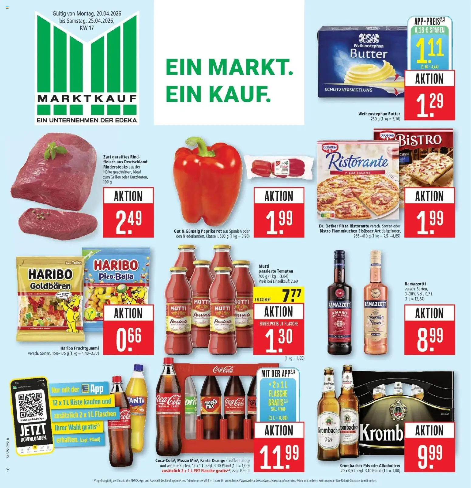 Vorschau von dem Prospekt des Geschäftes Marktkauf, gültig ab dem 20.04.2026