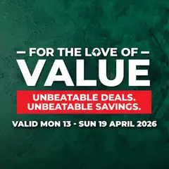 Preview of Food Lover's Market flyer valid from 13/04/2026