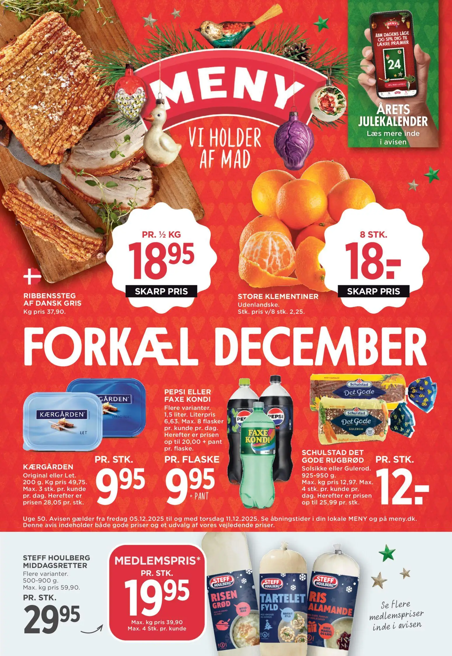 Eksempel på tilbudsavis Tilbudsavis fra butik Meny gyldig fra 05/12/2025