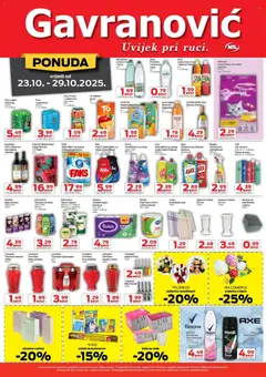 Pregled letka Katalog trgovine Gavranović vrijedi od 23.10.2025 | Stranica: 4