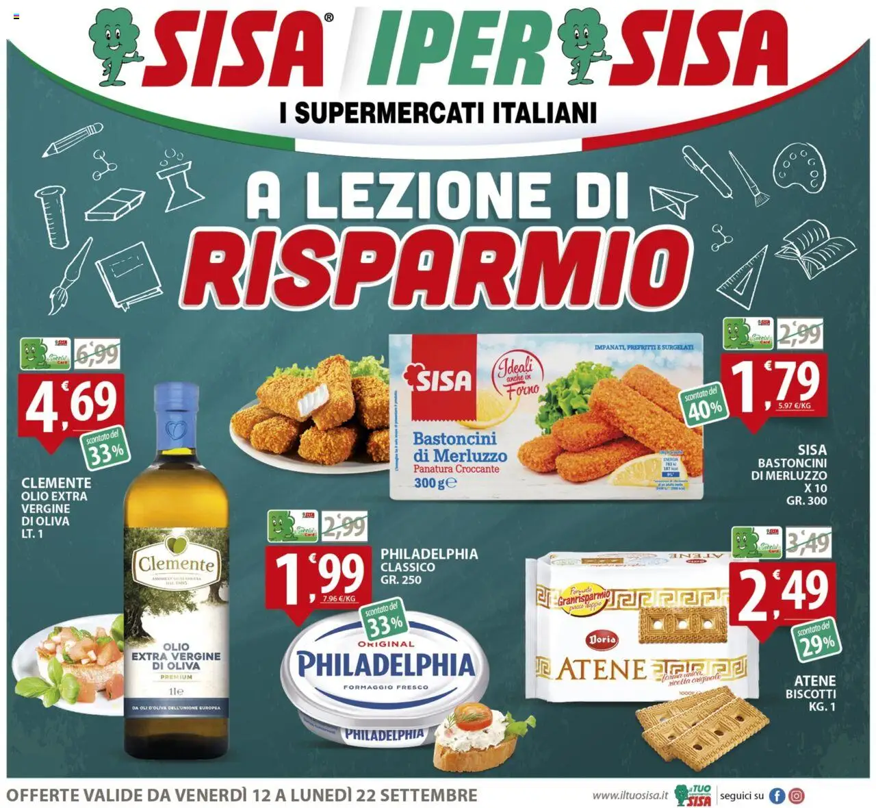 Volantino SISA valido da 12/09/2025 numero di pagina 1
