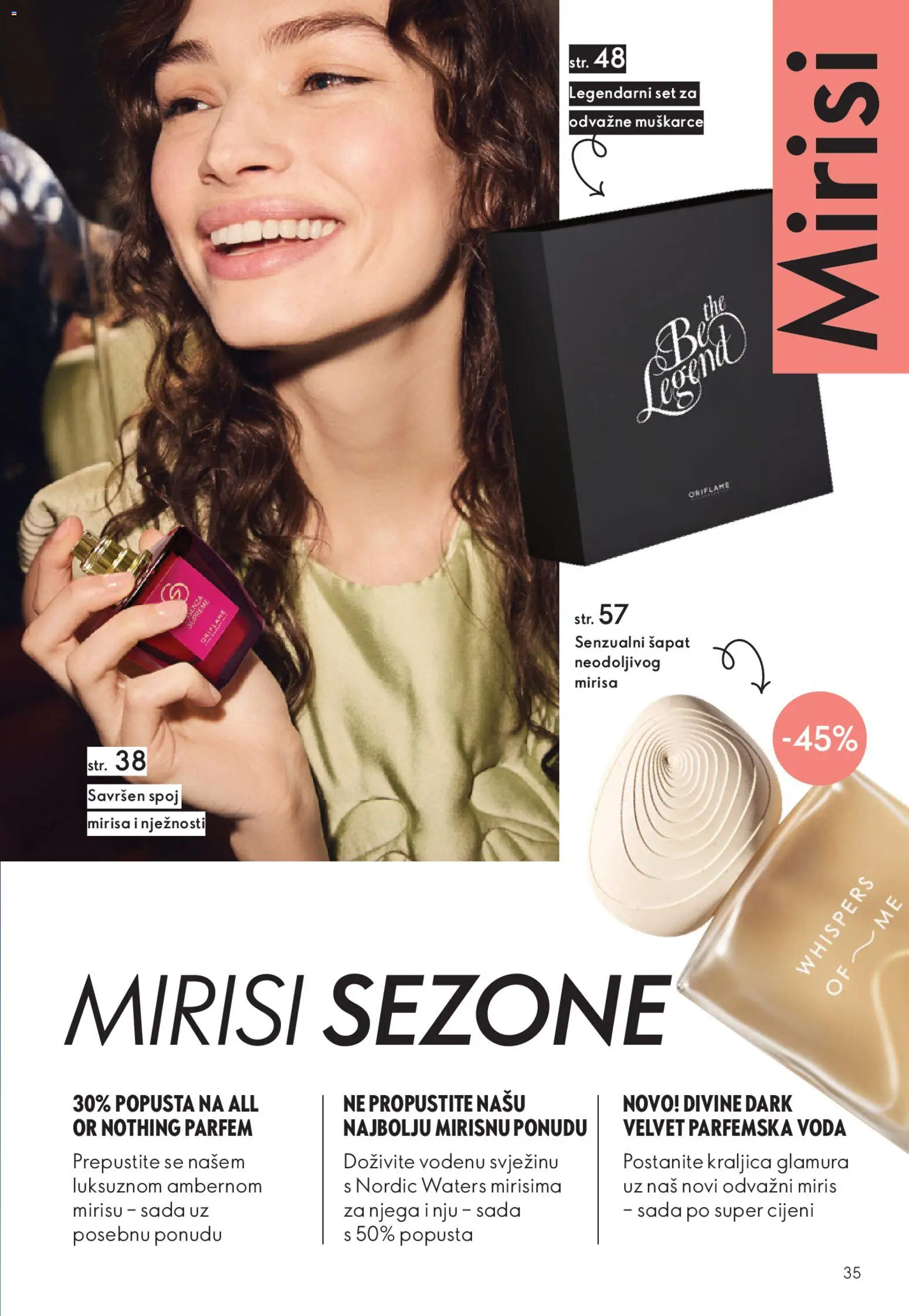 Pregled letka Katalog trgovine Oriflame vrijedi od 2025.11.19