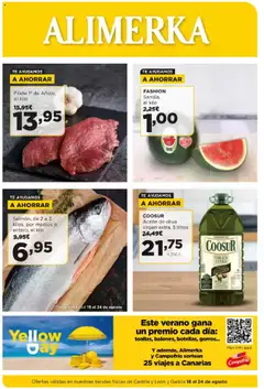 Vista previa del folleto de la tienda Alimerka válido desde el 18/08/2025 