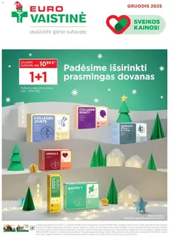 EUROVAISTINĖ parduotuvės leidinio Leidinys galiojančio nuo 2025.12.01 peržiūra