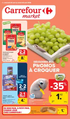 Prévisualisation de Folder de la semaine 34 du magasin Carrefour market formulaire valide 20/08/2025