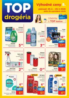 Náhľad TOP Drogéria letáku platného od 20.04.2026