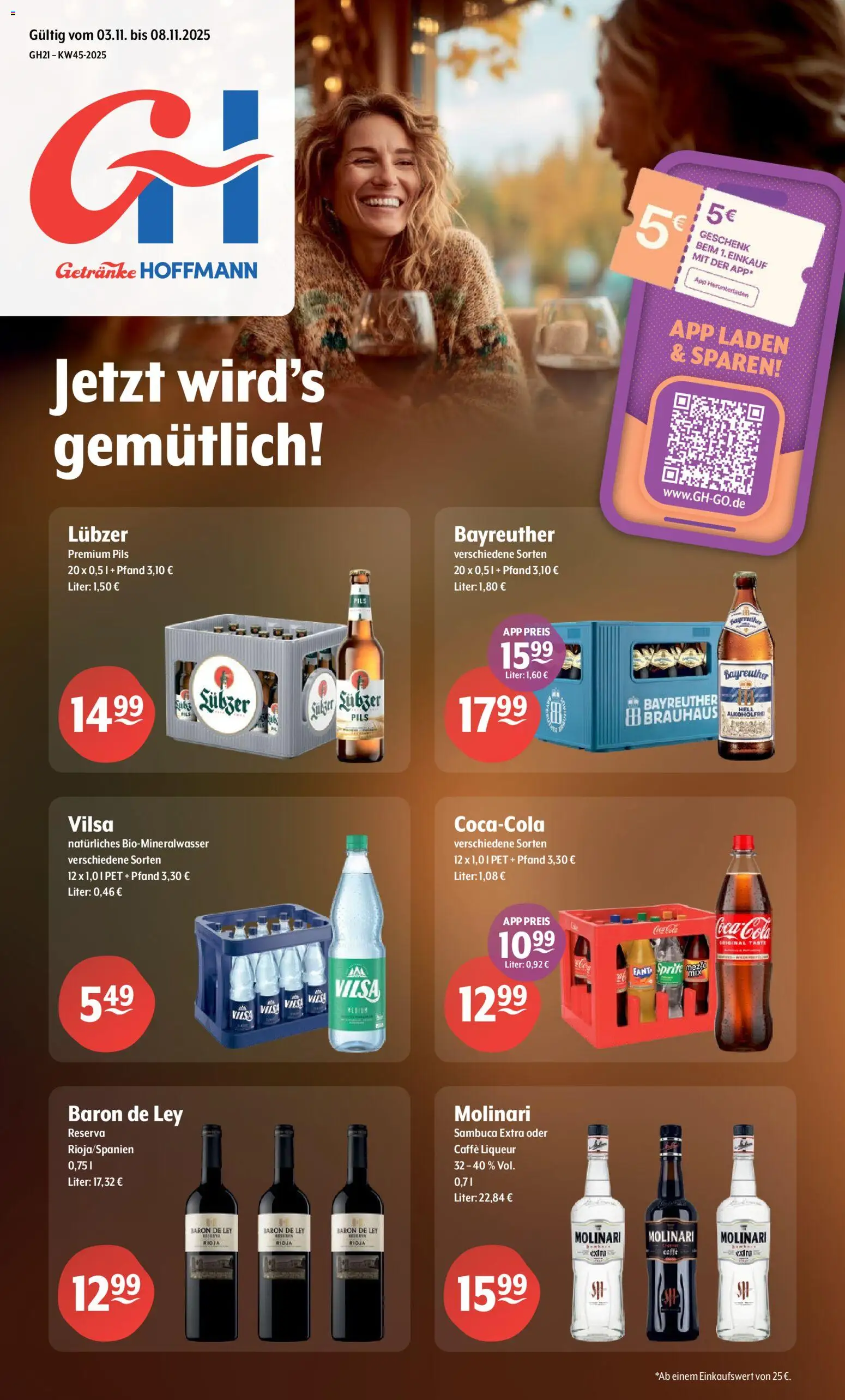 Vorschau von dem Prospekt des Geschäftes Getränke Hoffmann, gültig ab dem 03.11.2025