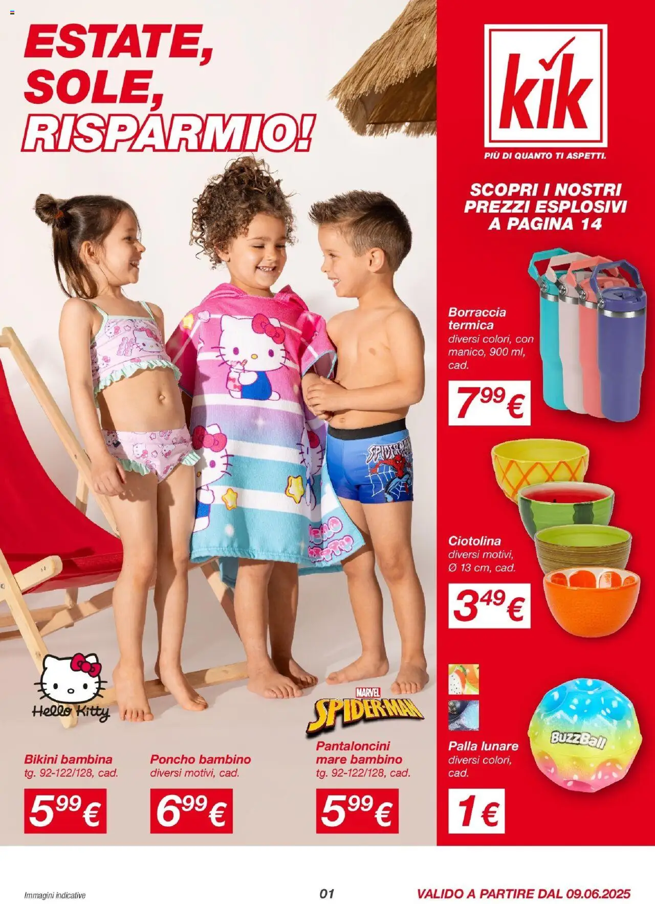 Volantino KiK valido da 08/06/2025 numero di pagina 1