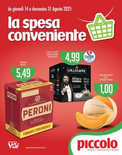 Anteprima dell'opuscolo Attuale volantino dal negozio Piccolo valido da 14/08/2025