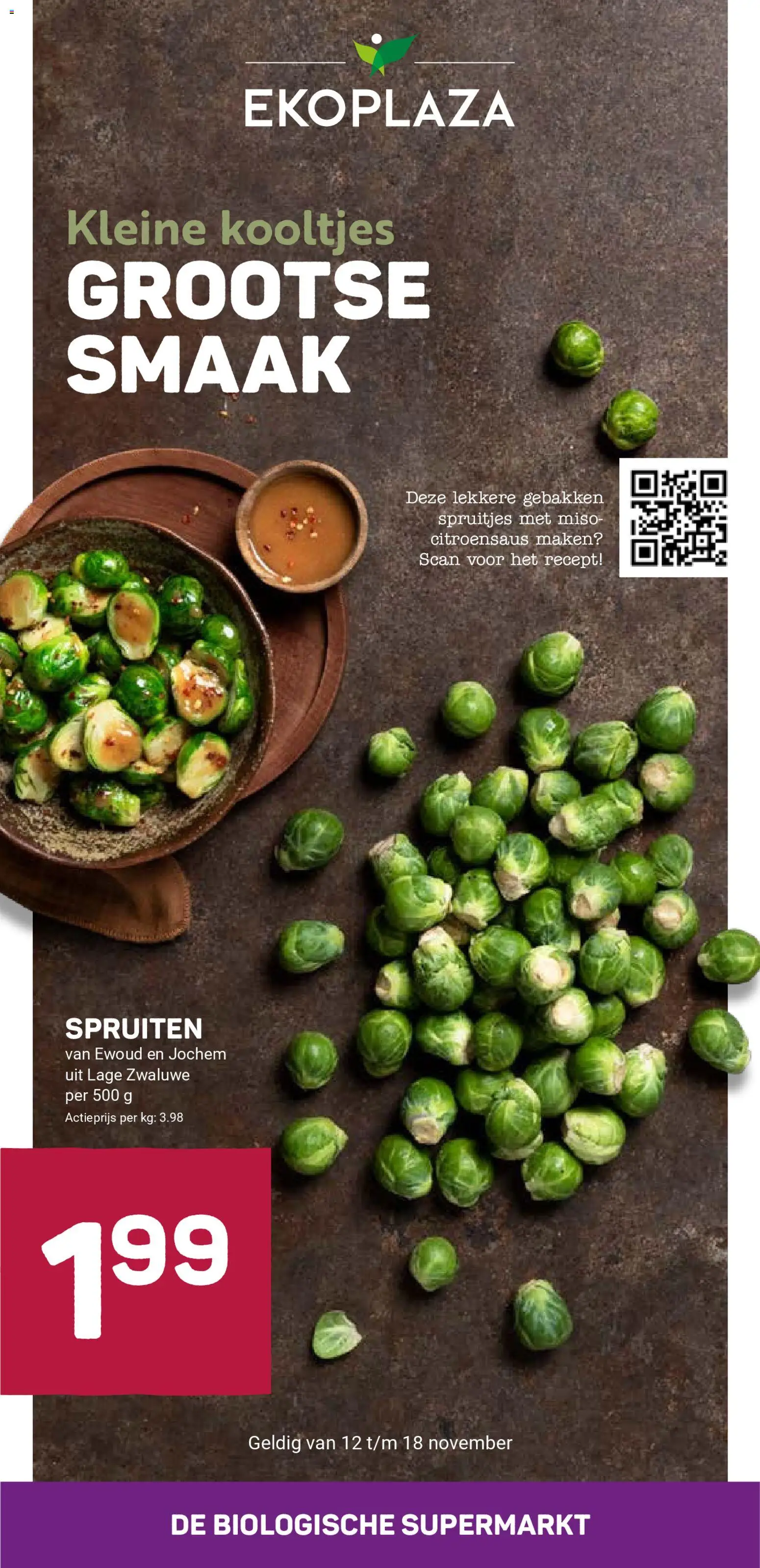 Voorbeeld van Folder week 46 van winkel Ekoplaza geldig vanaf 12-11-2025