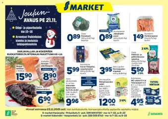 Kaupan S-market Harjavalta esikatselu, voimassa 19/11/2025