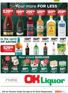 Preview of OK Foods flyer valid from 15/04/2026