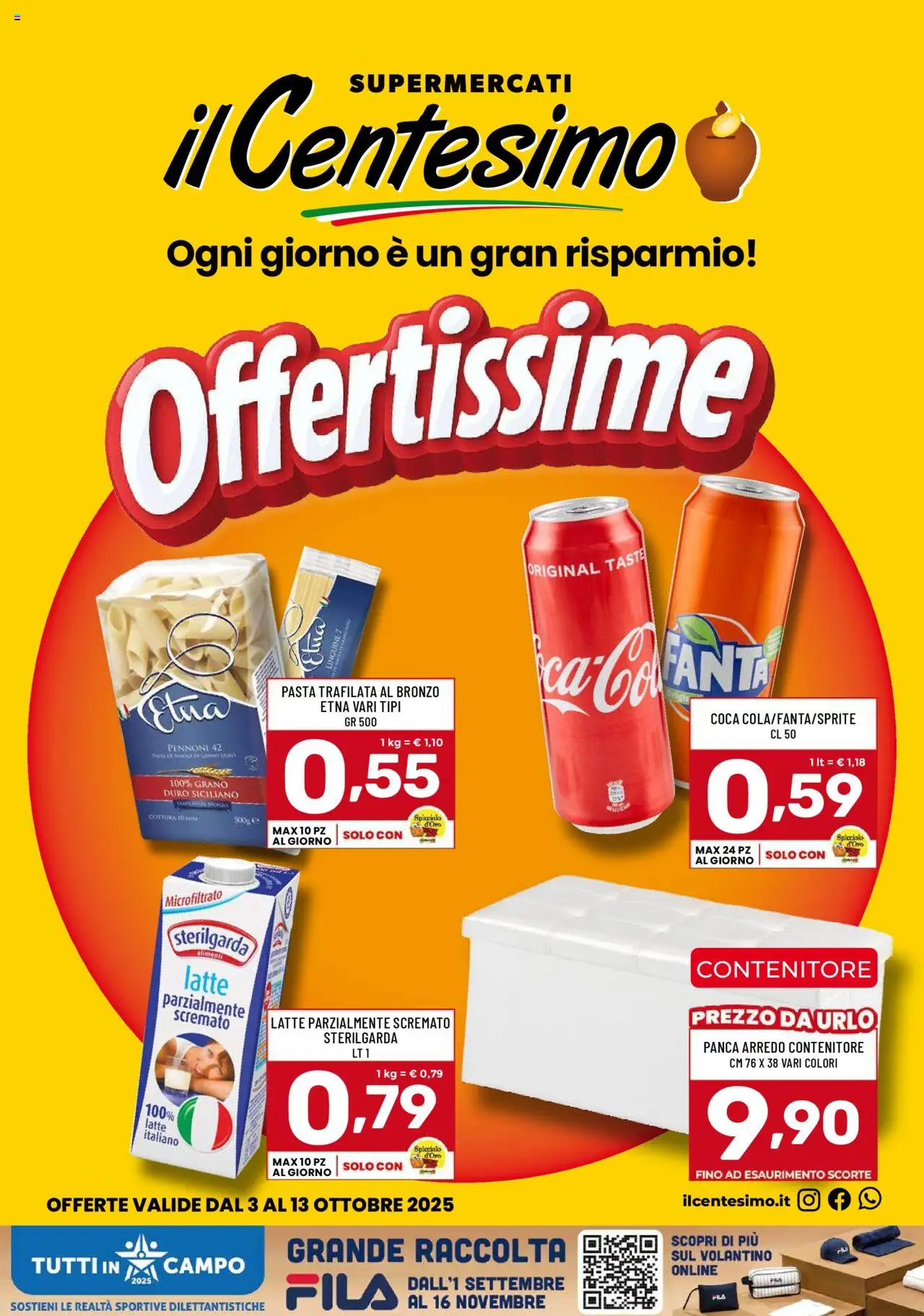 Volantino Il Centesimo valido da 03/10/2025 numero di pagina 1