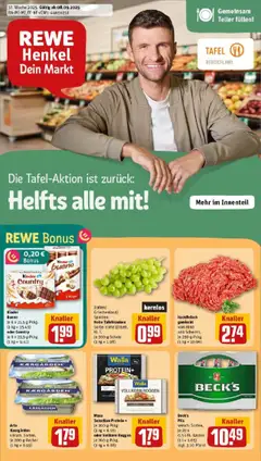 Vorschau von dem Prospekt des Geschäftes Rewe, gültig ab dem 07.09.2025