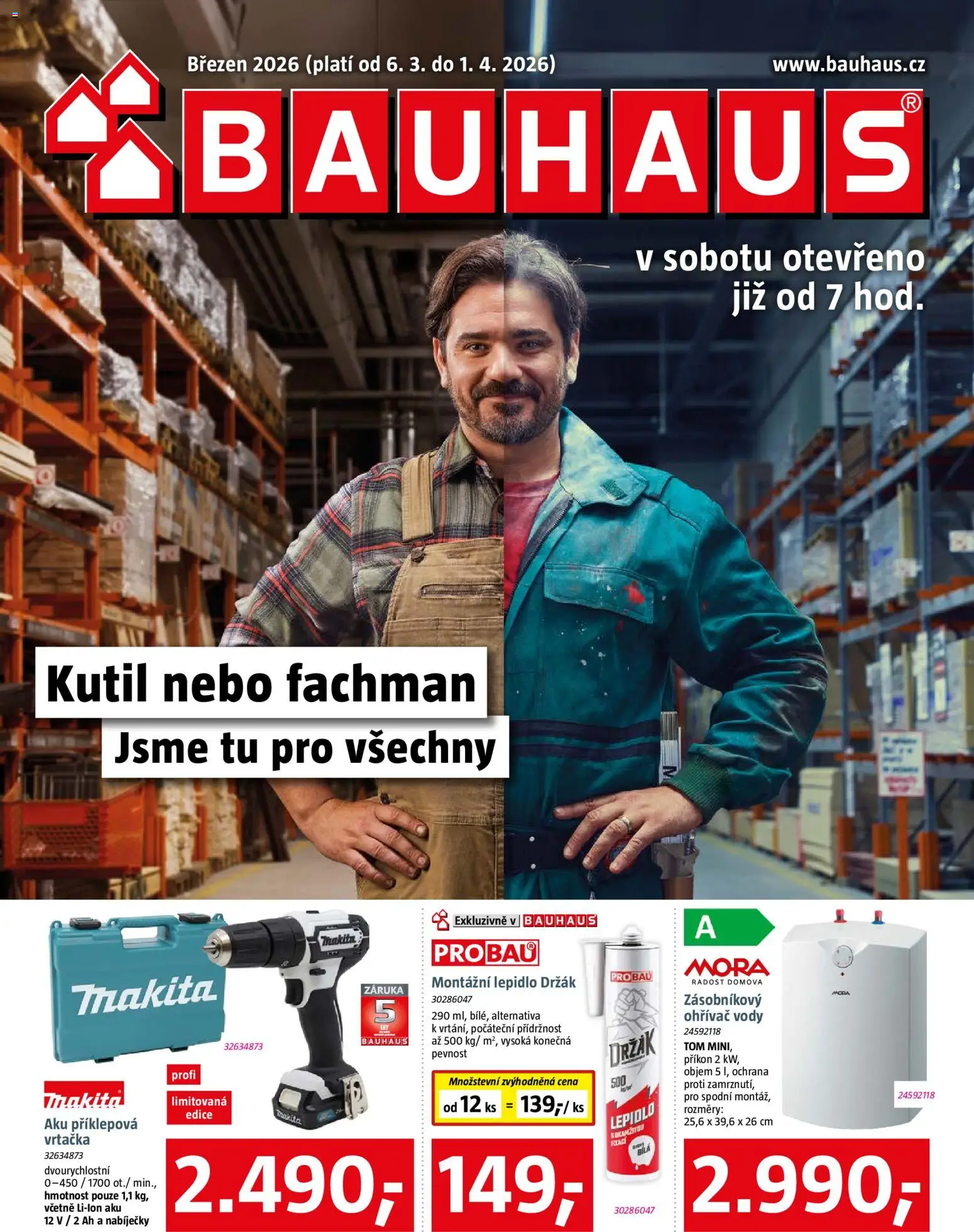 Náhled nabídky: Bauhaus Bauhaus leták platný od 06.03.2026