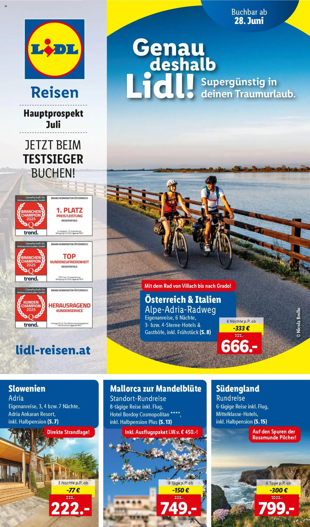  LIDL Flugblatt ab 28.06.2025 - Angebote "Hauptprospekt Juli" - Seite 1